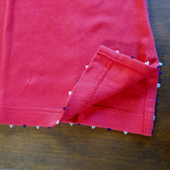 Quacker Factory Patriotic Sequin/Bead Detail Jersey Midi Dress - Picture 5 of 8